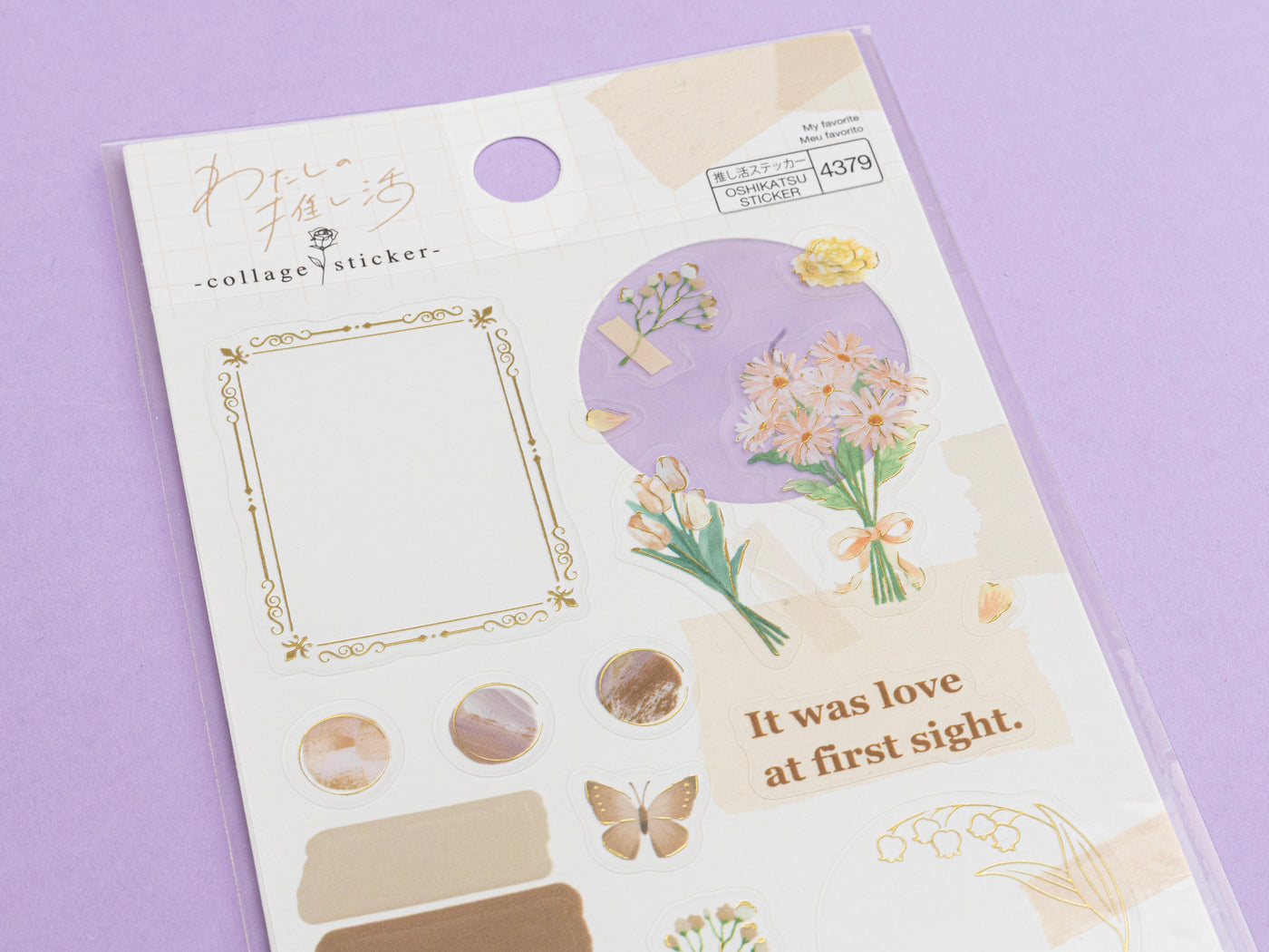 achat Stickers collection fleurs printanières