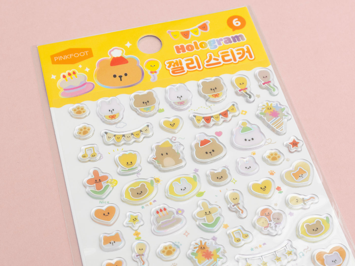 achat Mini stickers épais coréens - patte de chat
