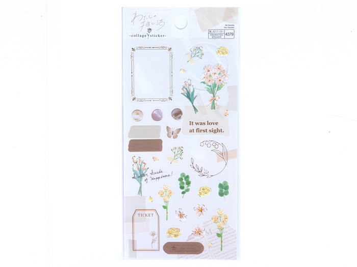Achat Stickers collection fleurs printanières