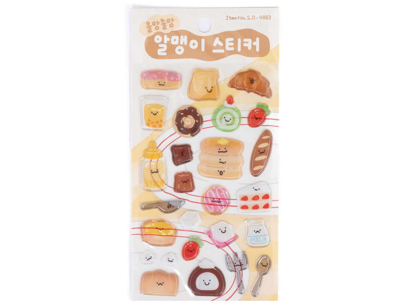 achat Stickers vinyle épais - food