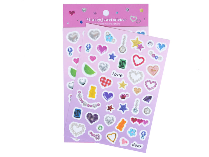 Achat Stickers vintage jewel