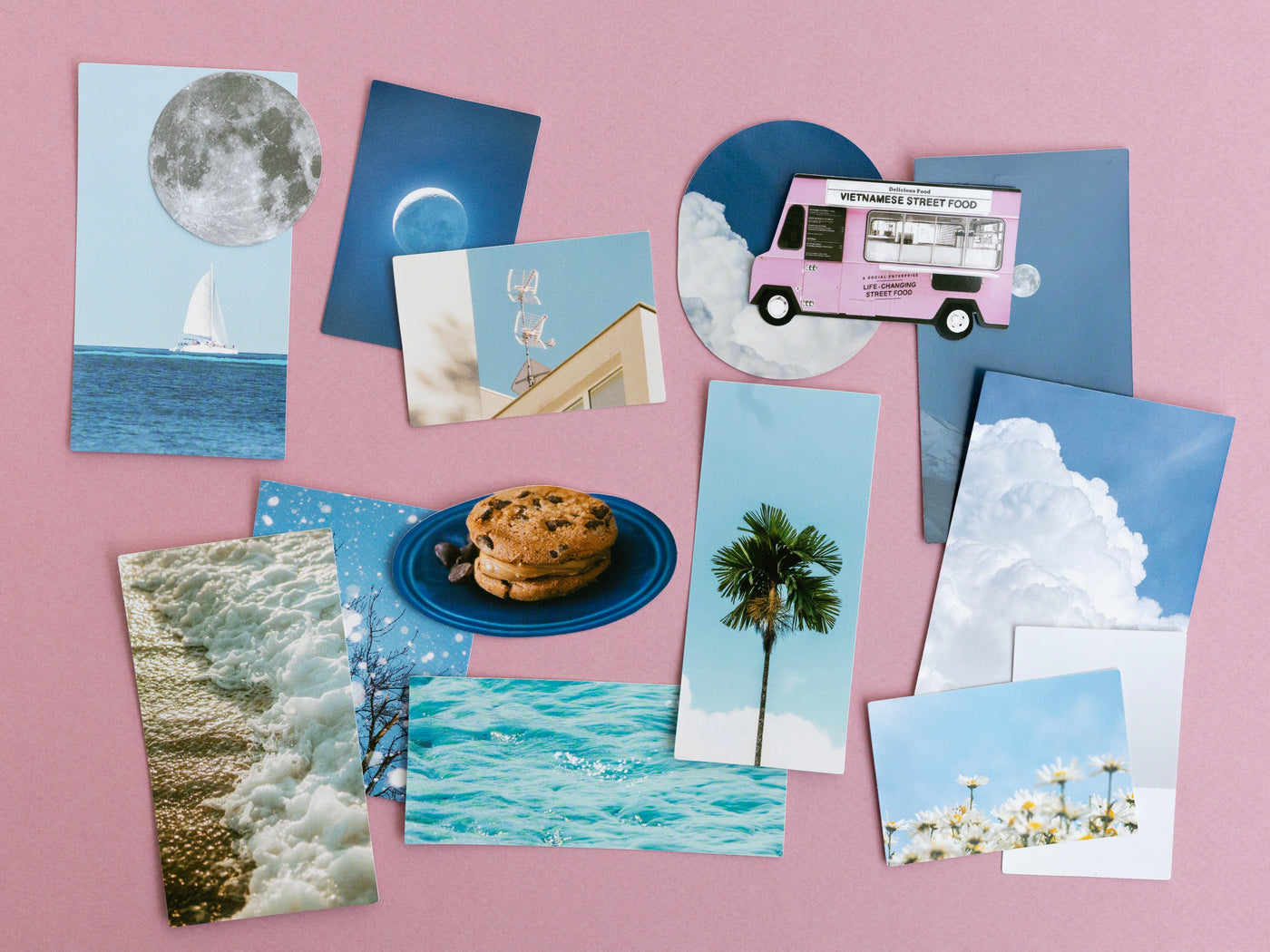 achat Stickers découpés - thème vacances