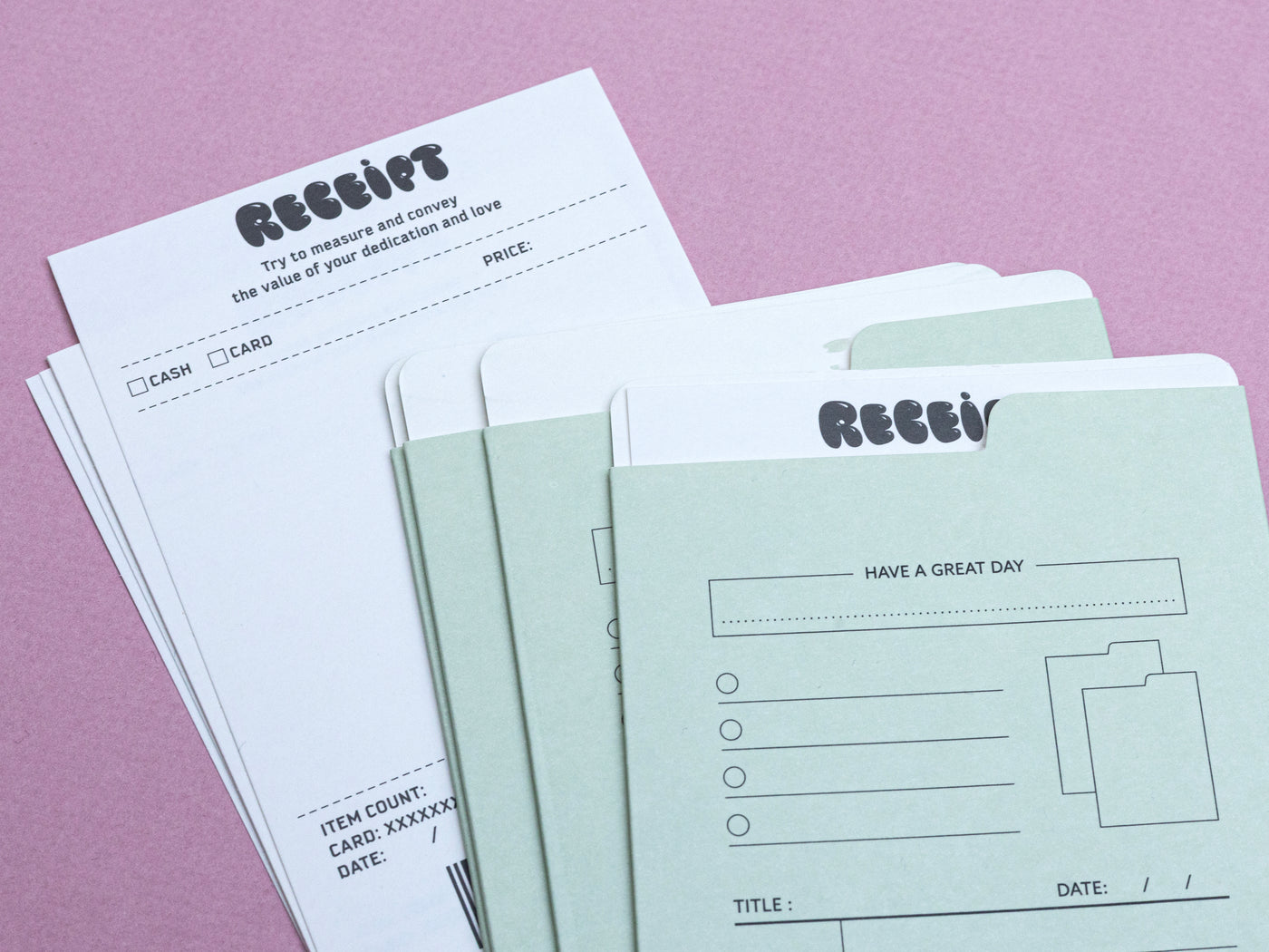 achat Lot de 4 Enveloppes vertes + papiers recettes pour journaling