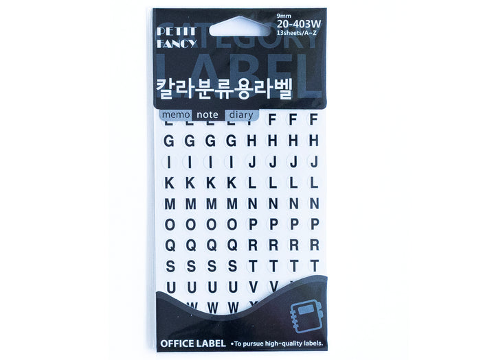 Achat Stickers lettres - 13 planches