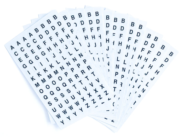 Achat Stickers lettres - 13 planches