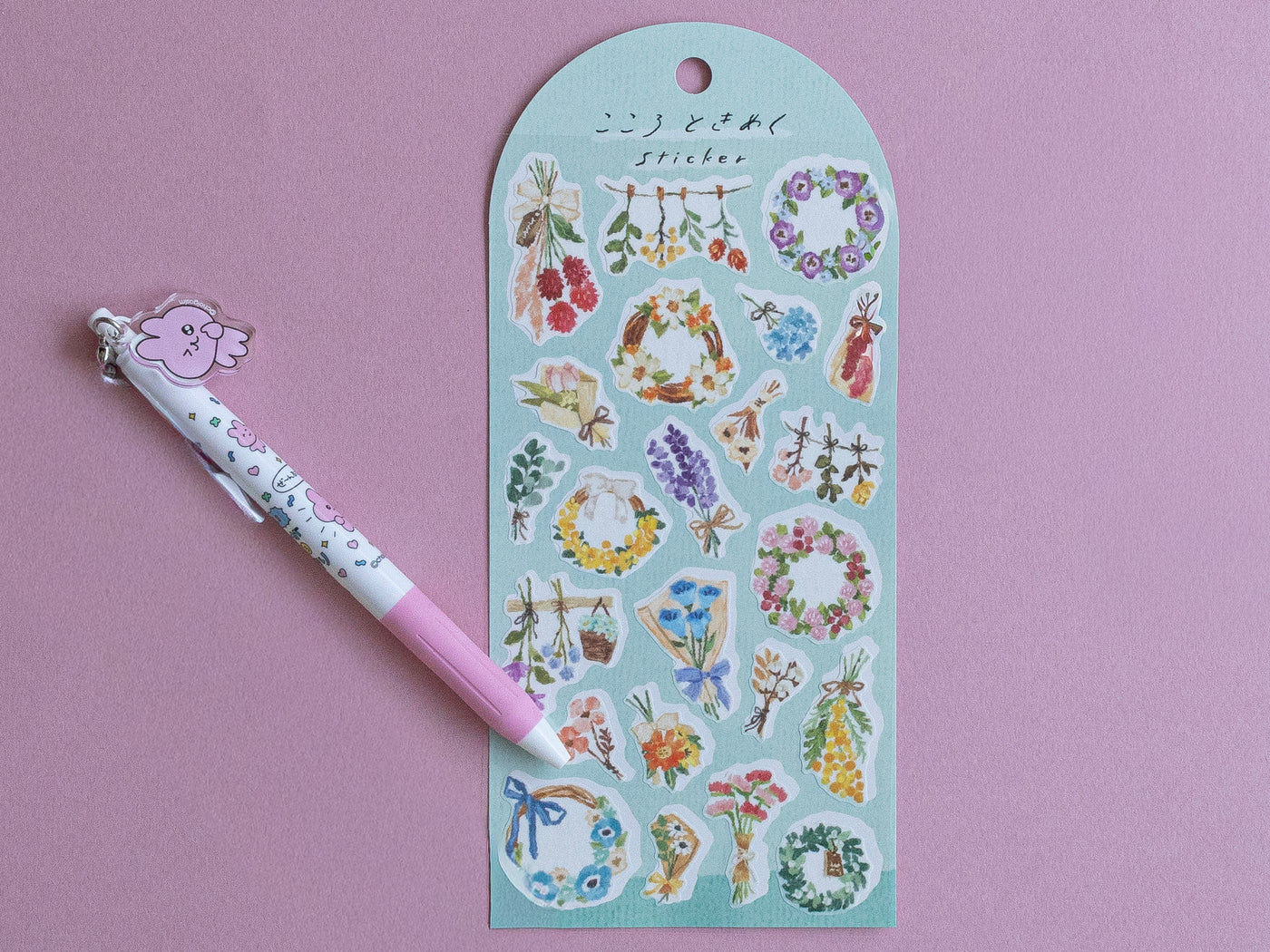 achat Stickers - couronnes de fleurs