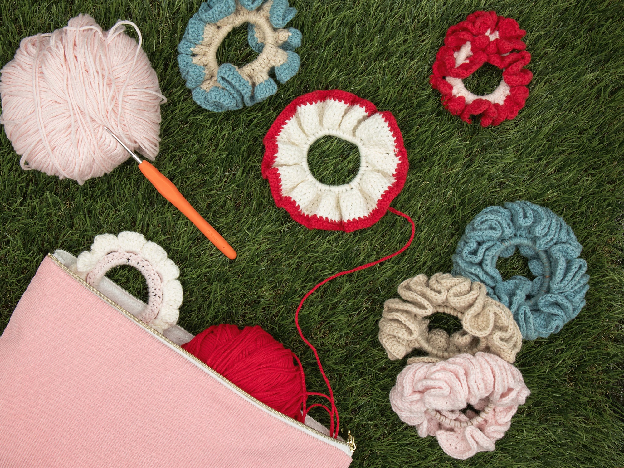 achat Kit DIY Mercerie - Mes Chouchous en crochet - Sorbet