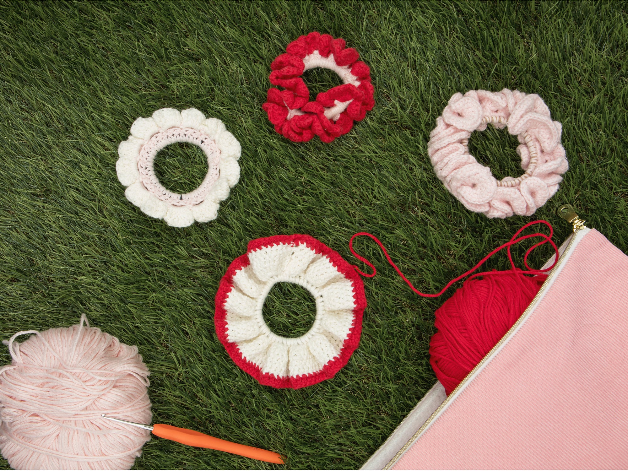 achat Kit DIY Mercerie - Mes Chouchous en crochet - Sorbet
