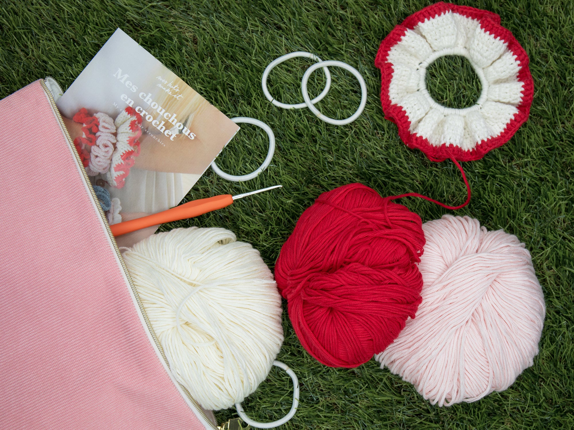 achat Kit DIY Mercerie - Mes Chouchous en crochet - Sorbet