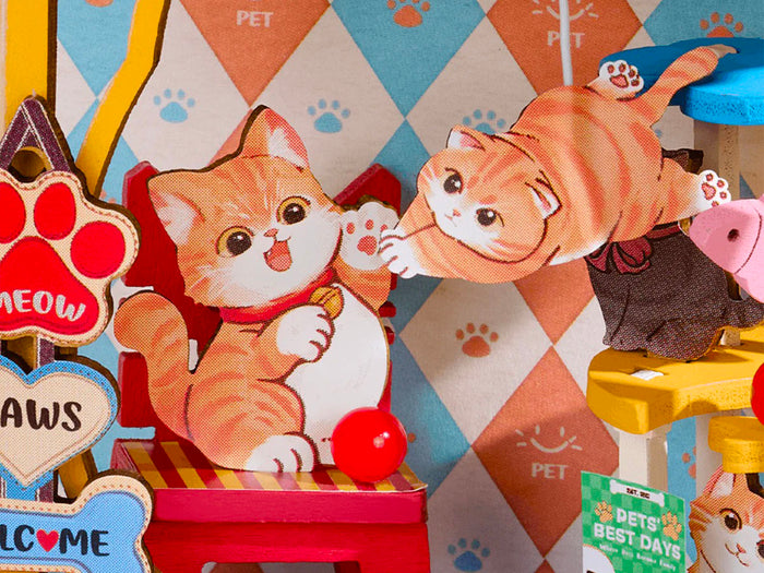 Achat Maquette pièce miniature Animalerie Pawfect DIY - Robotime