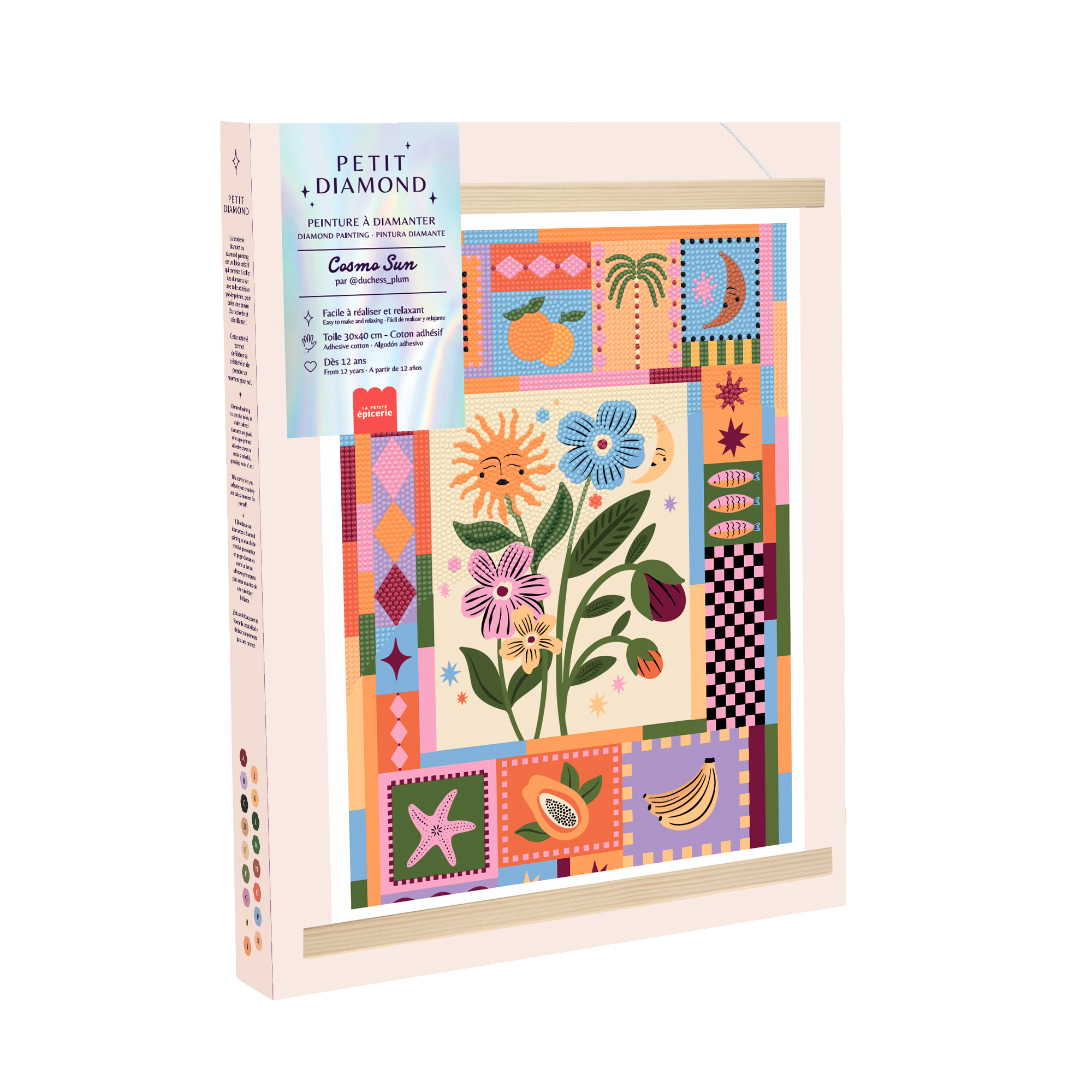Achat Coffret Petit Diamond - Diamond Painting  Cosmo Sun