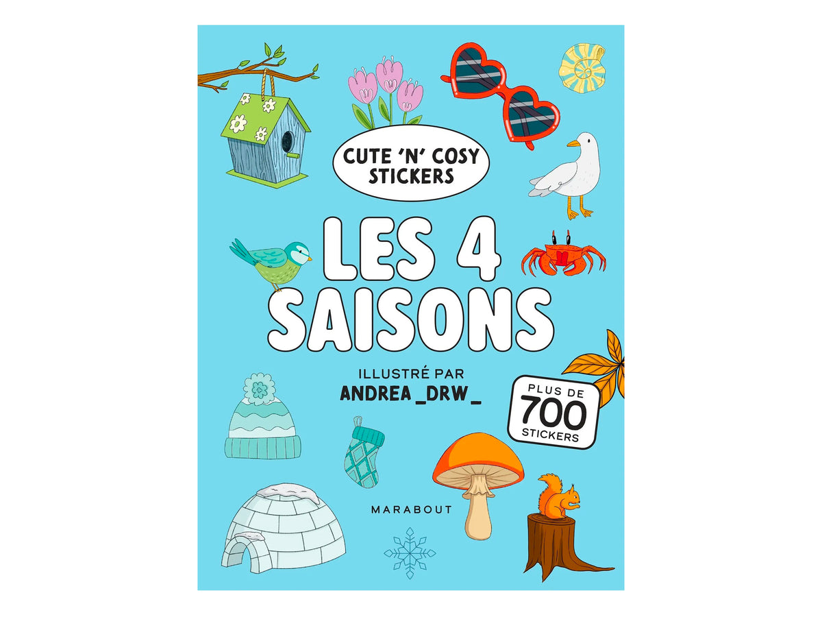 Achat Cahier de stickers - Les 4 saisons + 700 stickers