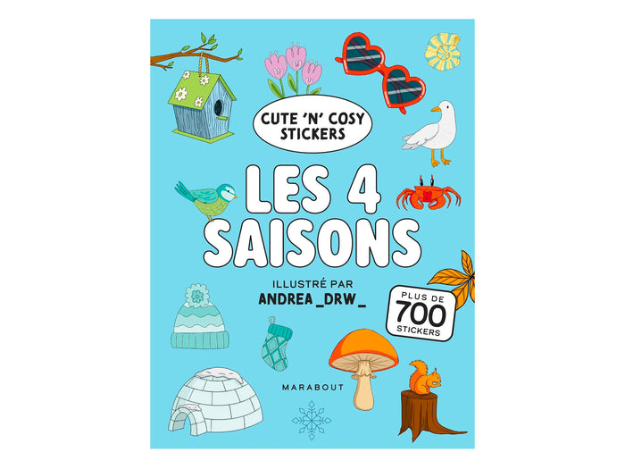 Achat Cahier de stickers - Les 4 saisons + 700 stickers