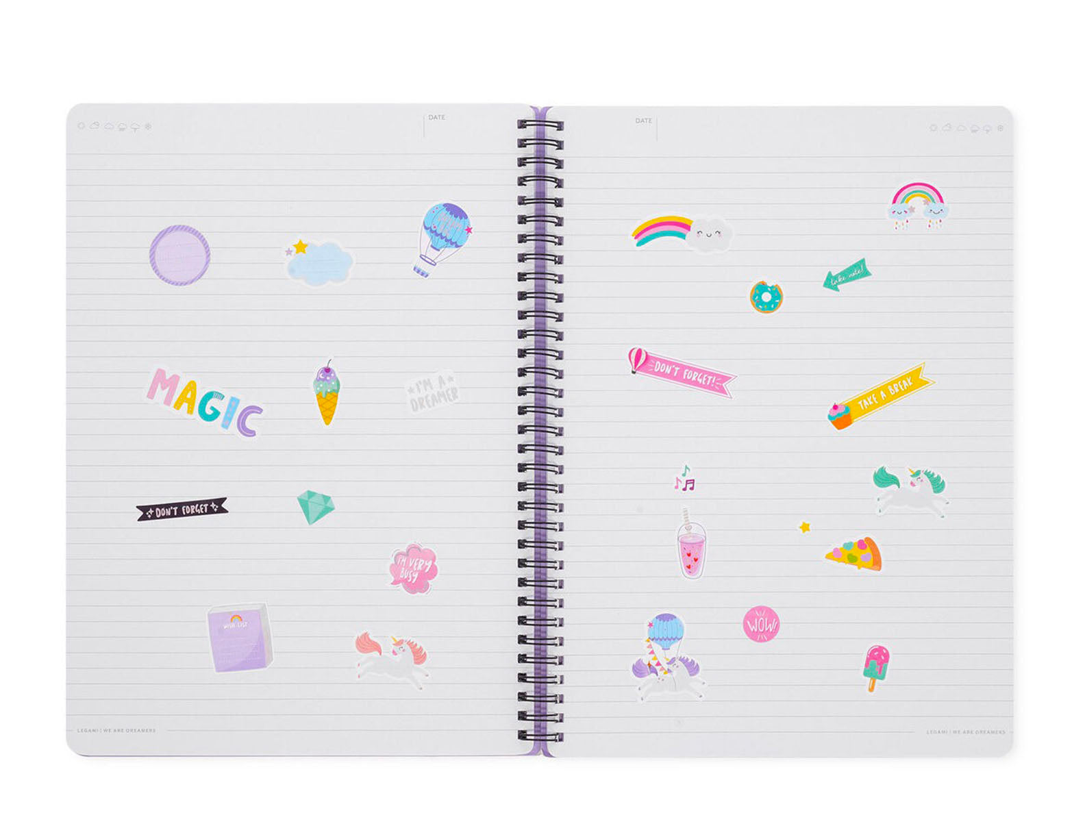 achat Carnet Licorne à Spirales A4 Maxi - Legami