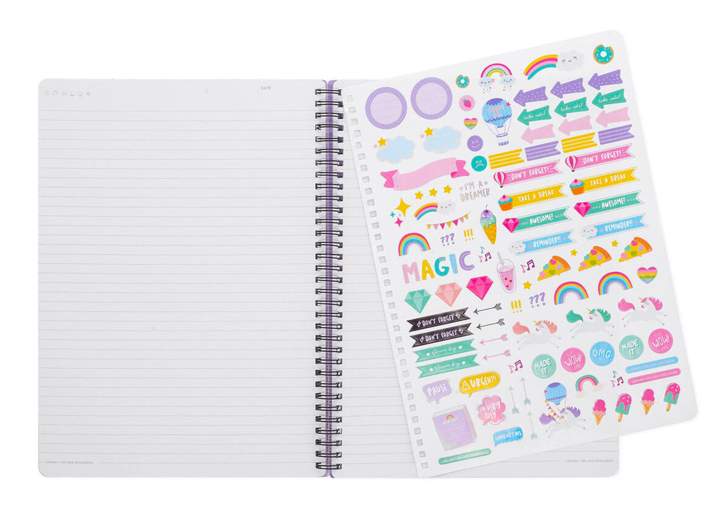 achat Carnet Licorne à Spirales A4 Maxi - Legami