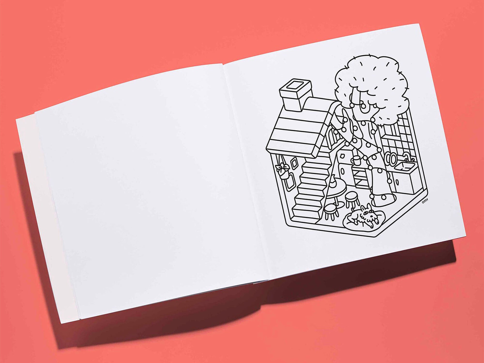 Achat Cahier de coloriage Cozy Yummy - OMY