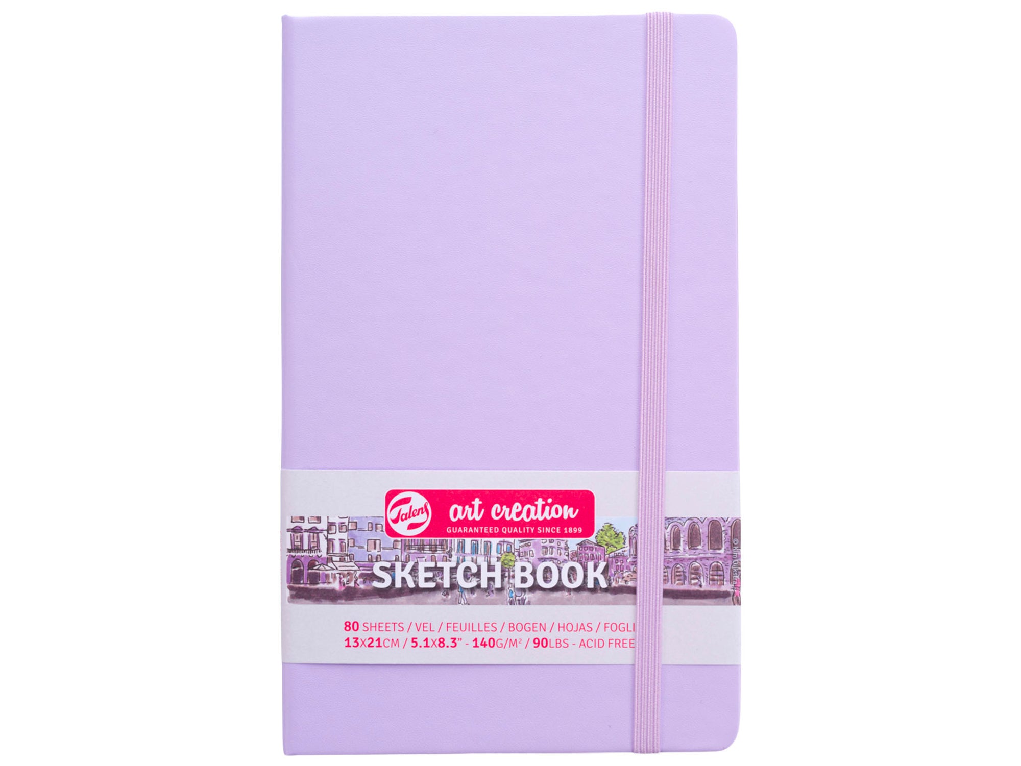 achat Cahier de Croquis Violet pastel 13 x 21 cm  - Talens Art Creation