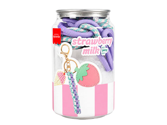 Achat Kit Canette Bag Charm Pshiiit - Strawberry Milk