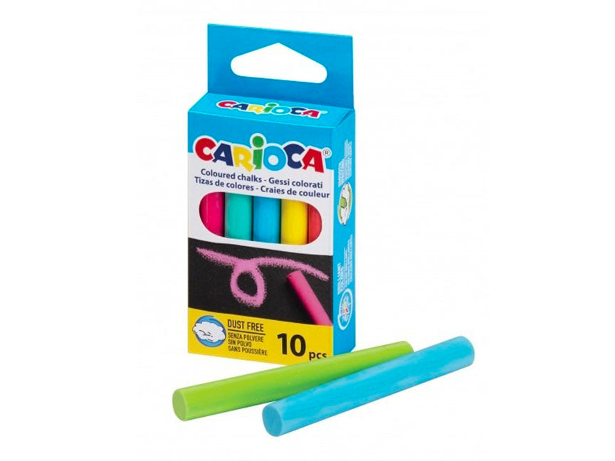 Achat Craies Multicolores Boîte 10 pièces - Carioca