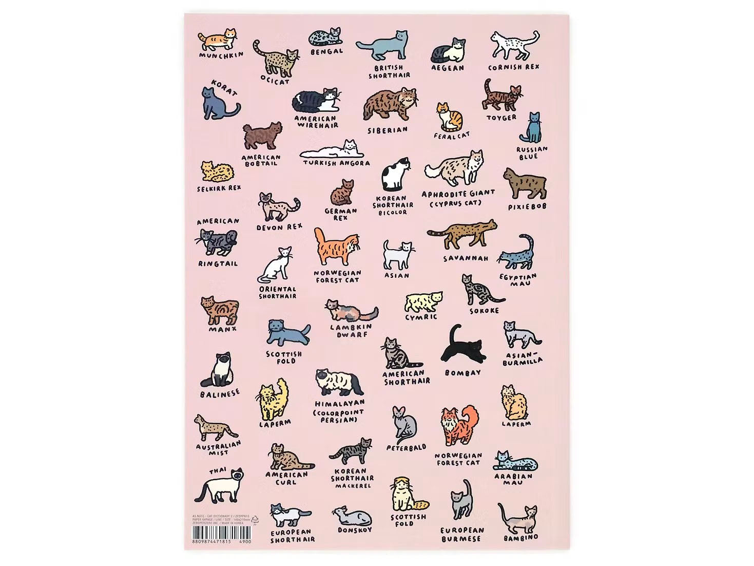 Achat Carnet A5 Chat - Zero per Zero
