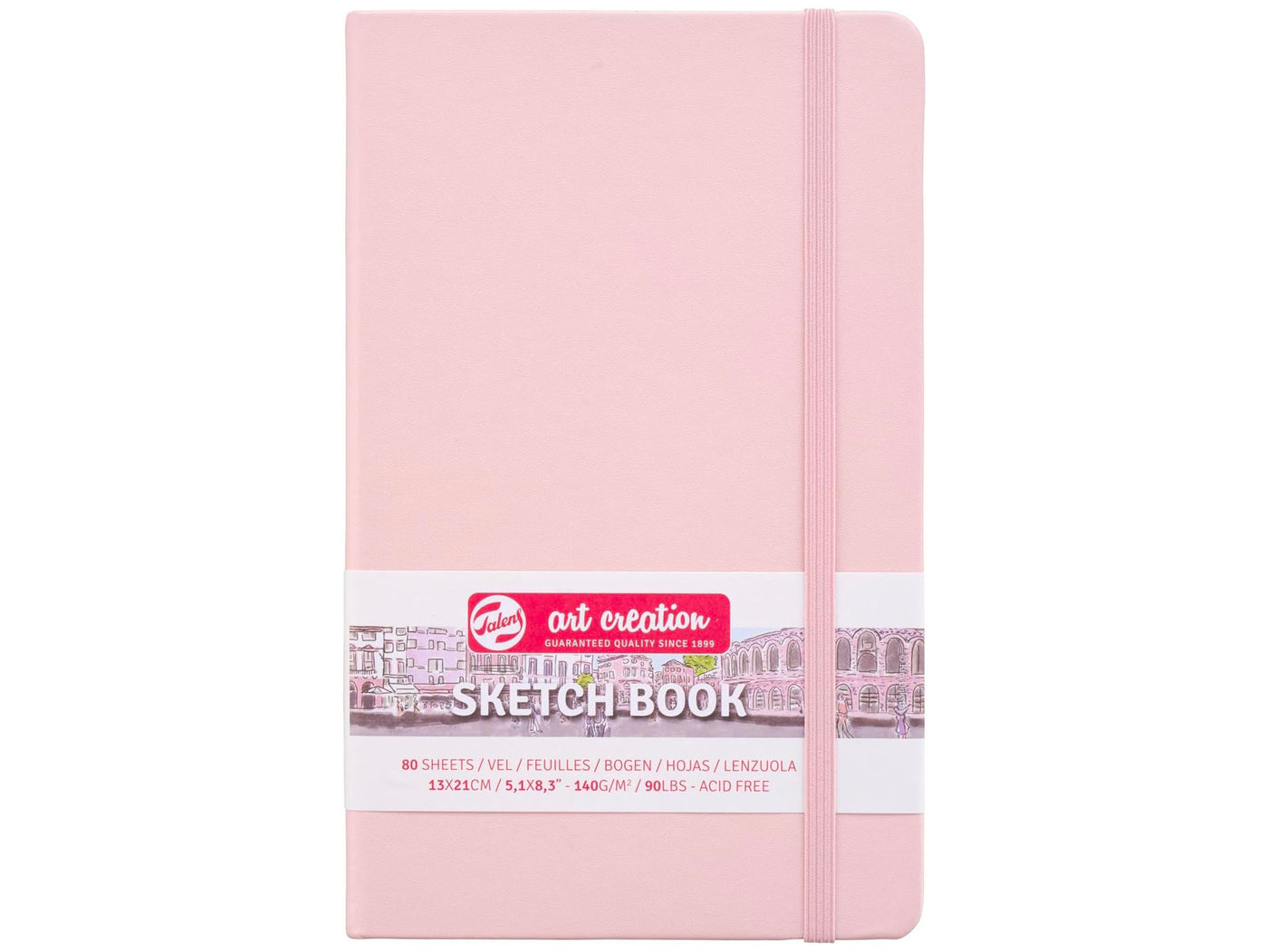 achat Cahier de Croquis Rose Pastel 13 x 21 cm - Talens Art Creation
