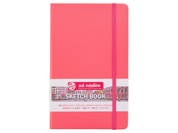 Achat Carnet de Croquis Rouge Corail 9 x 14 cm - Talens Art Creation