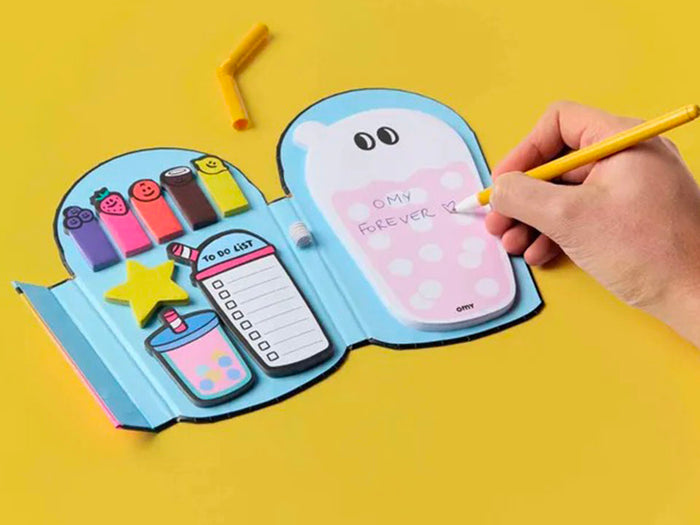 Achat Carnet de notes Sticky Bubble Tea - OMY