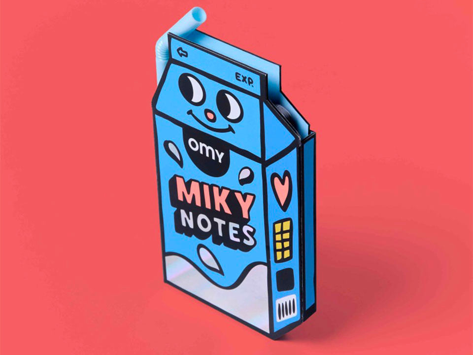 achat Carnet de notes Sticky Miky - OMY