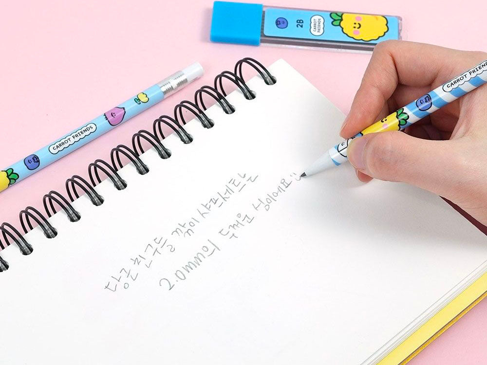 achat Set crayons et mines Carrot Friends - Ananas
