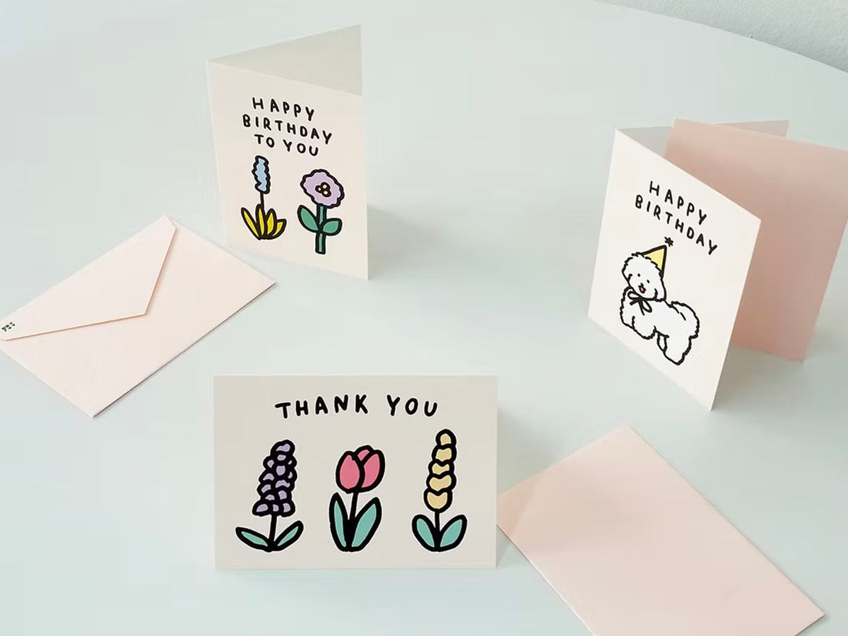 achat Carte - Fleurs Happy birthday - Zero per Zero