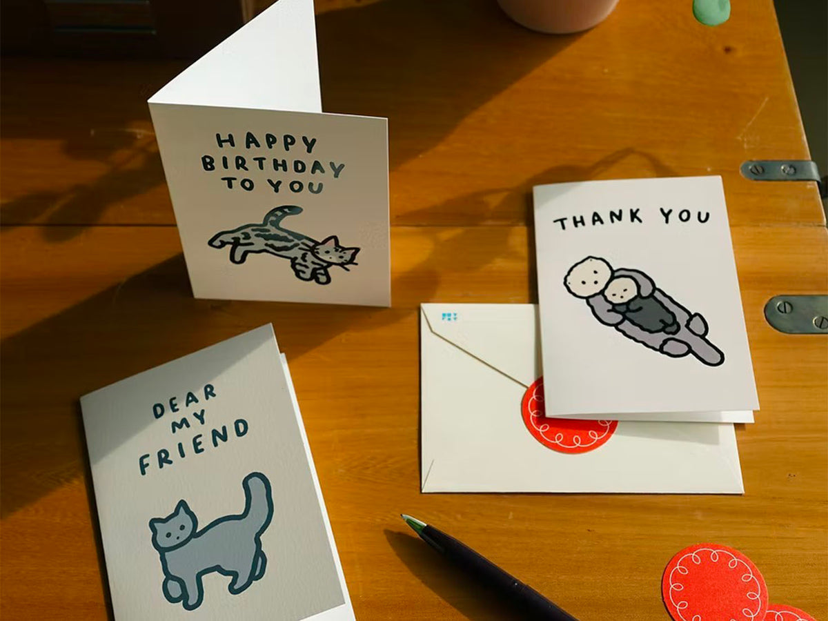 achat Carte Chat 4 - Happy Birthday - Zero per Zero