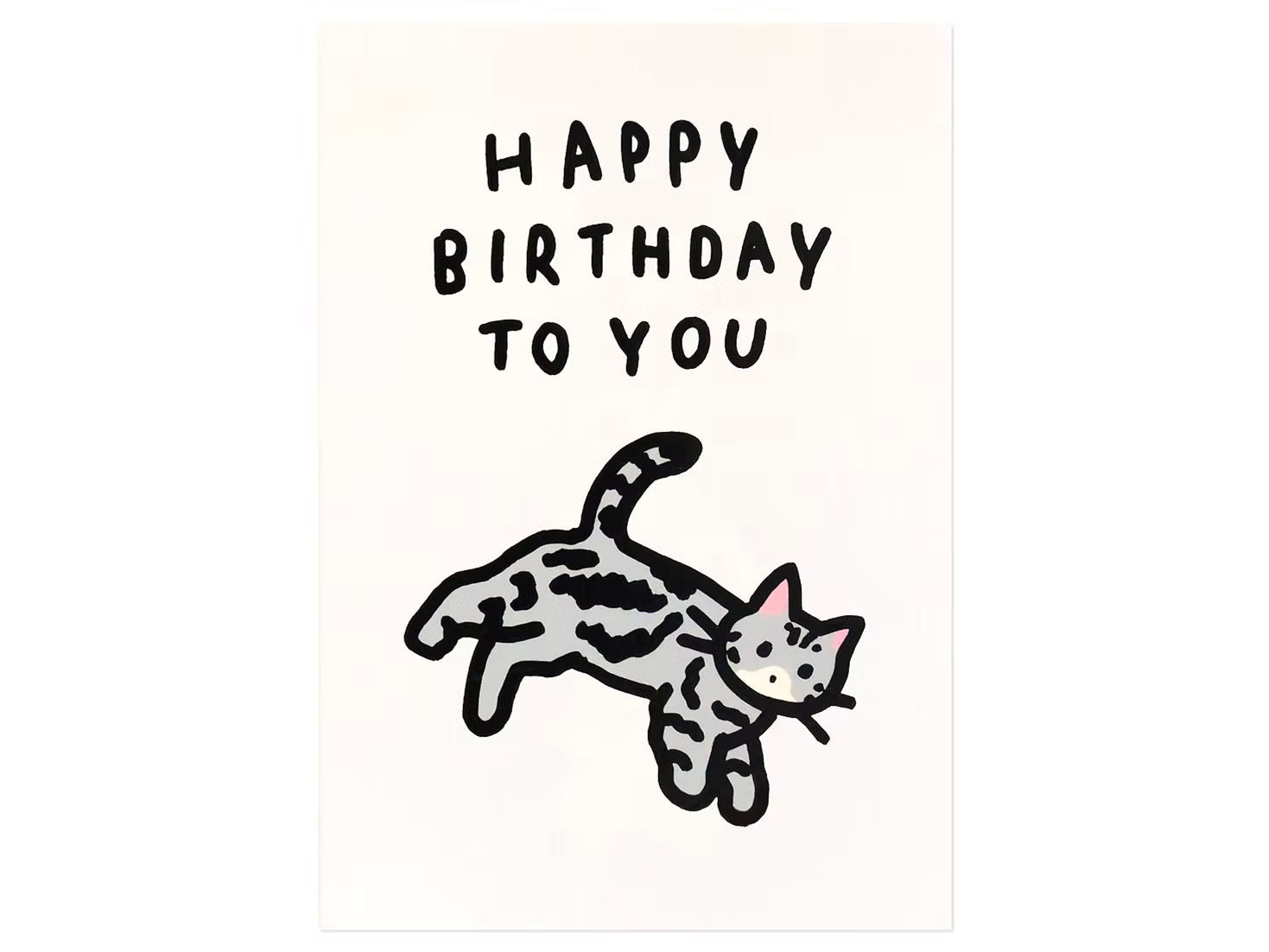 Achat Carte Chat 4 - Happy Birthday - Zero per Zero