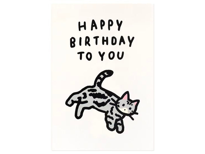 Achat Carte Chat 4 - Happy Birthday - Zero per Zero