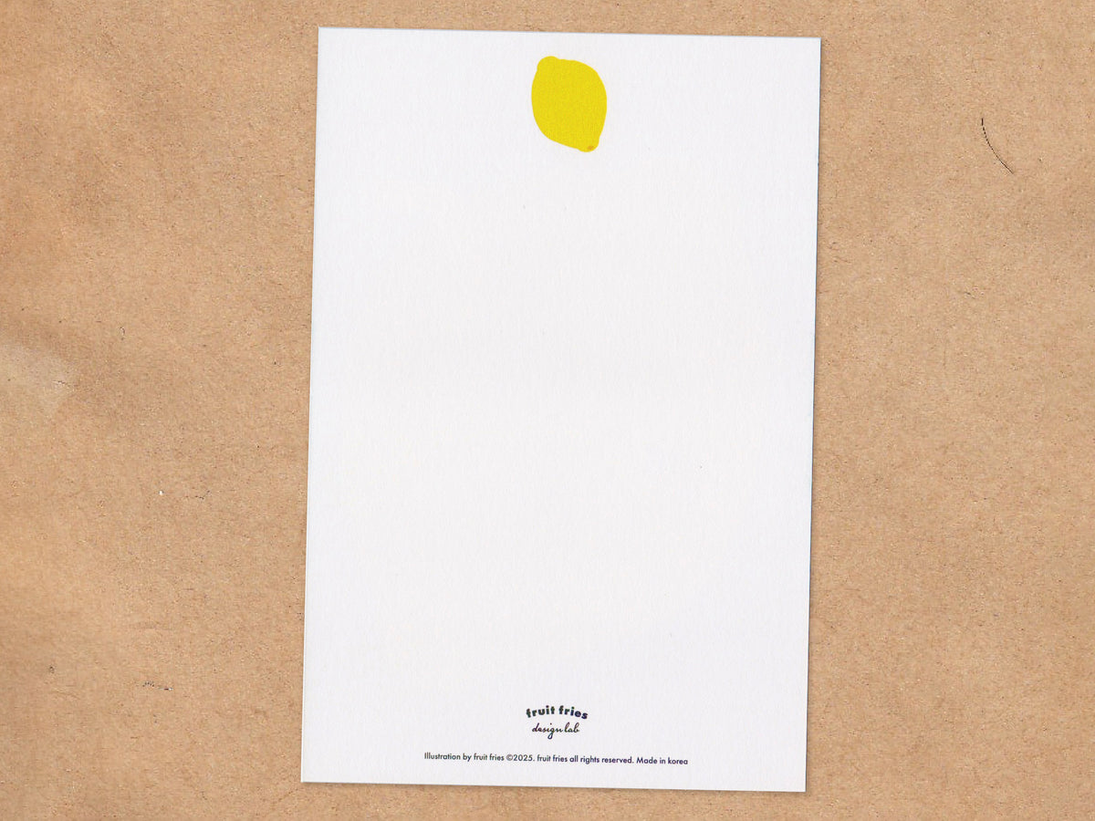 achat Carte postale Make lemonade - Fruit Fries design Lab