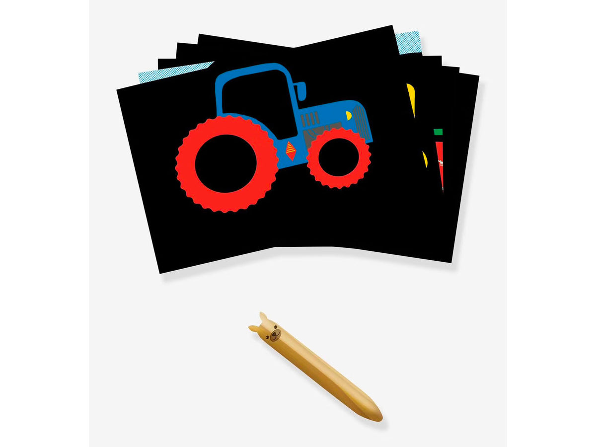 achat Cartes à gratter Véhicules à découvrir - Djeco
