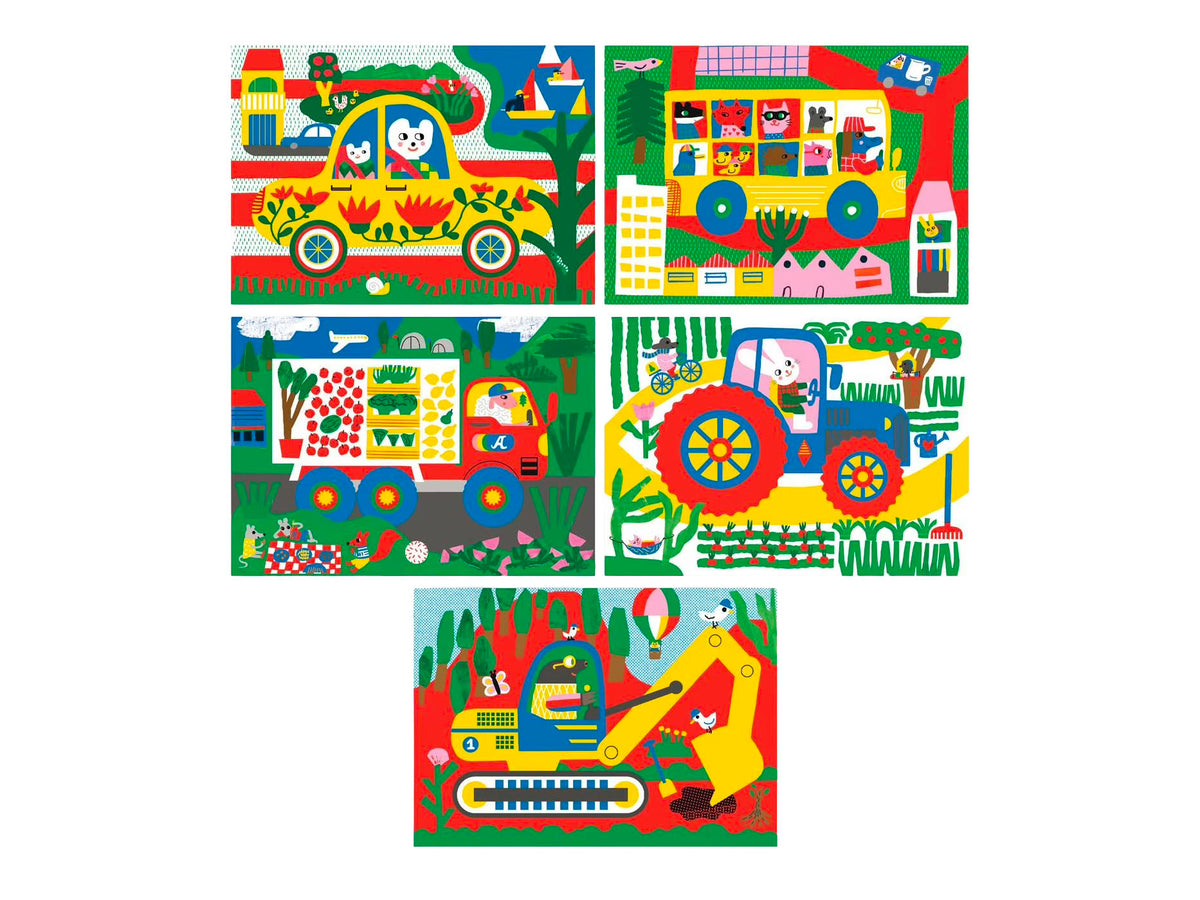 achat Cartes à gratter Véhicules à découvrir - Djeco