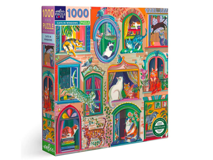Achat Puzzle Cats In Windows - Eeboo