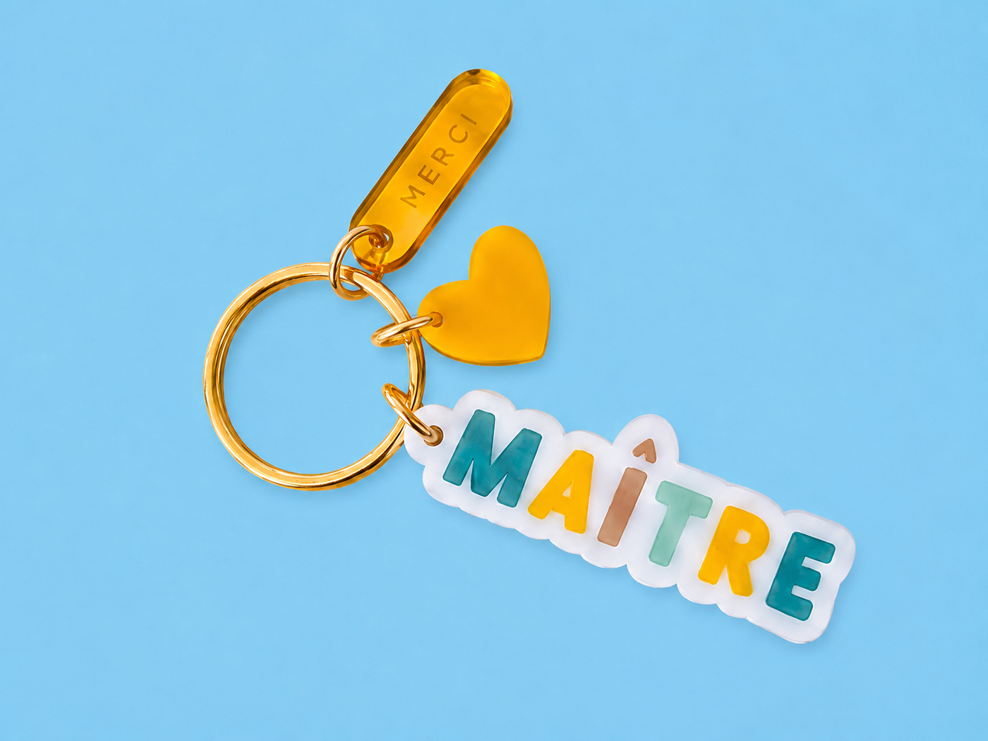achat Porte-clé Maître Cadeau fin d'année scolaire - Print Your Love