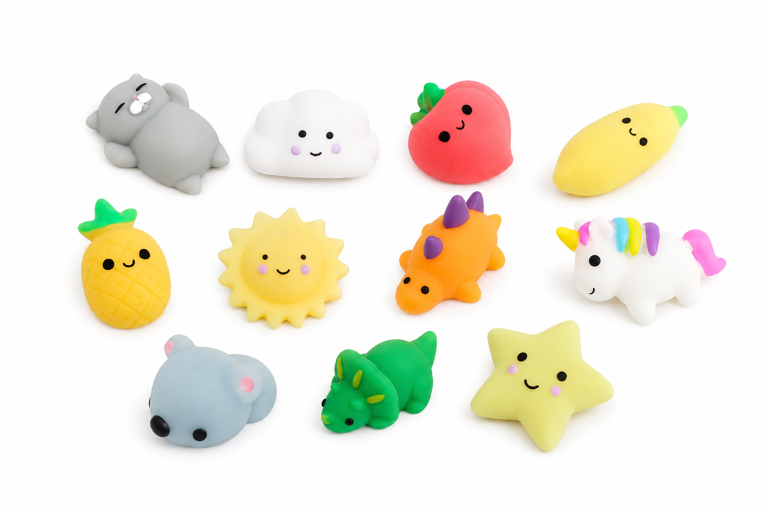 achat Lot de 10 mini squishy = le 11ème offert