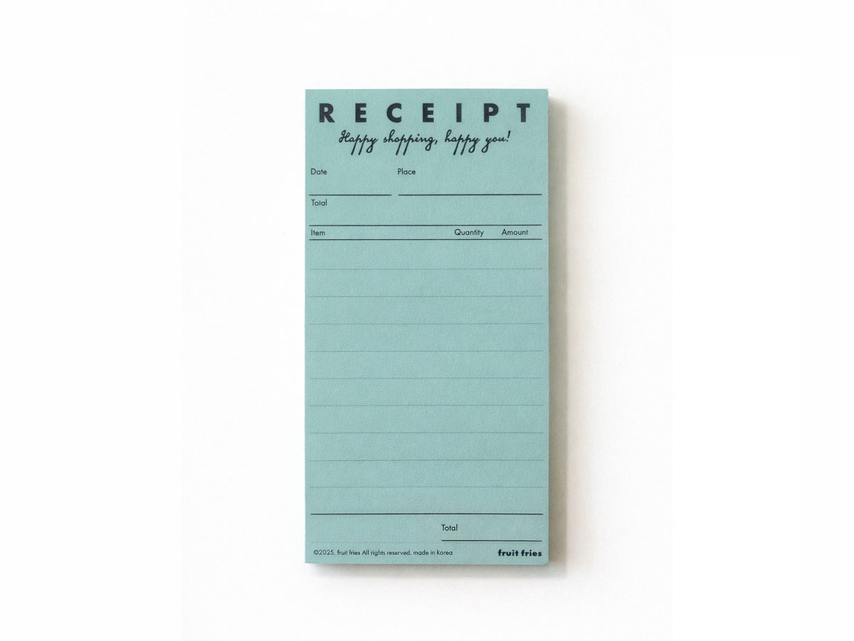 achat Bloc Memo recette Mint - Fruit Fries Design Lab