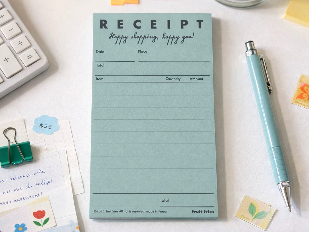 achat Bloc Memo recette Mint - Fruit Fries Design Lab