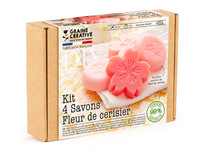 Achat Kit DIY Savons Fleurs de Cerisier