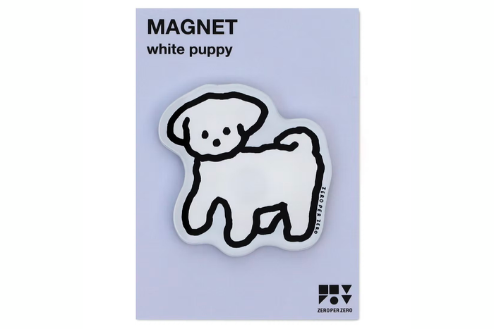 Achat Magnet Chien White puppy - Zero per Zero