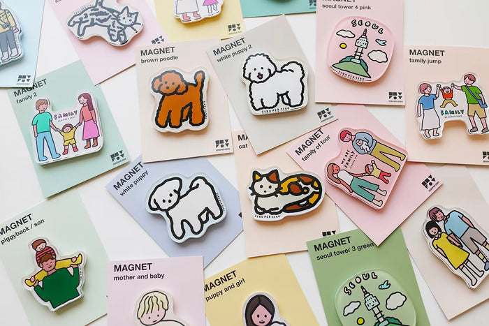 Achat Magnet Chien White puppy - Zero per Zero