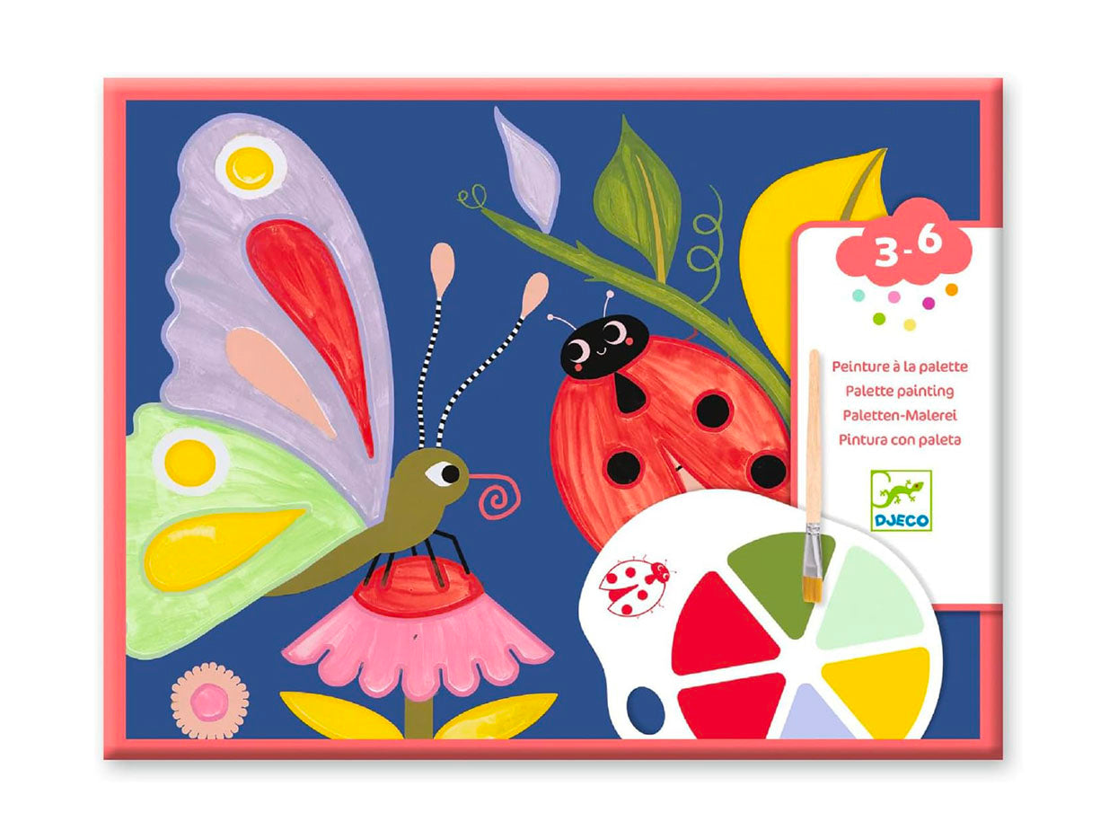 Achat Coffret peinture à la palette - Les petites bêtes - Djeco
