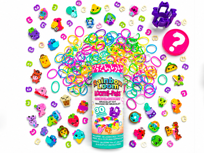 Achat Kit bracelet Cylindre Surprise Rainbow Loom et Charms