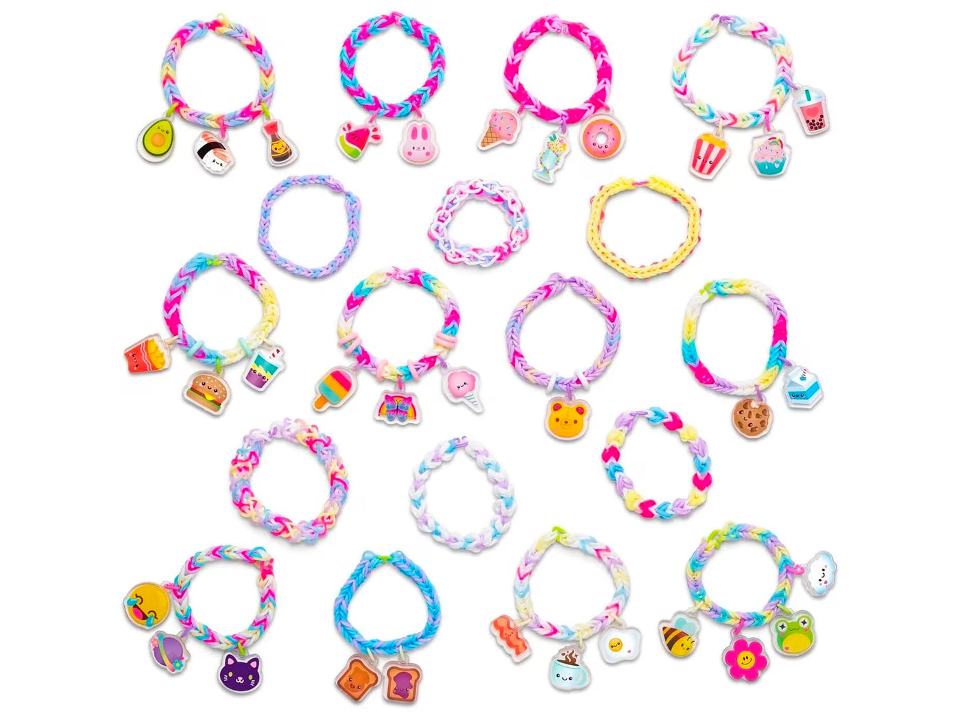 achat Coffret creation bracelet Kit Cutetique - Carebears Rainbow