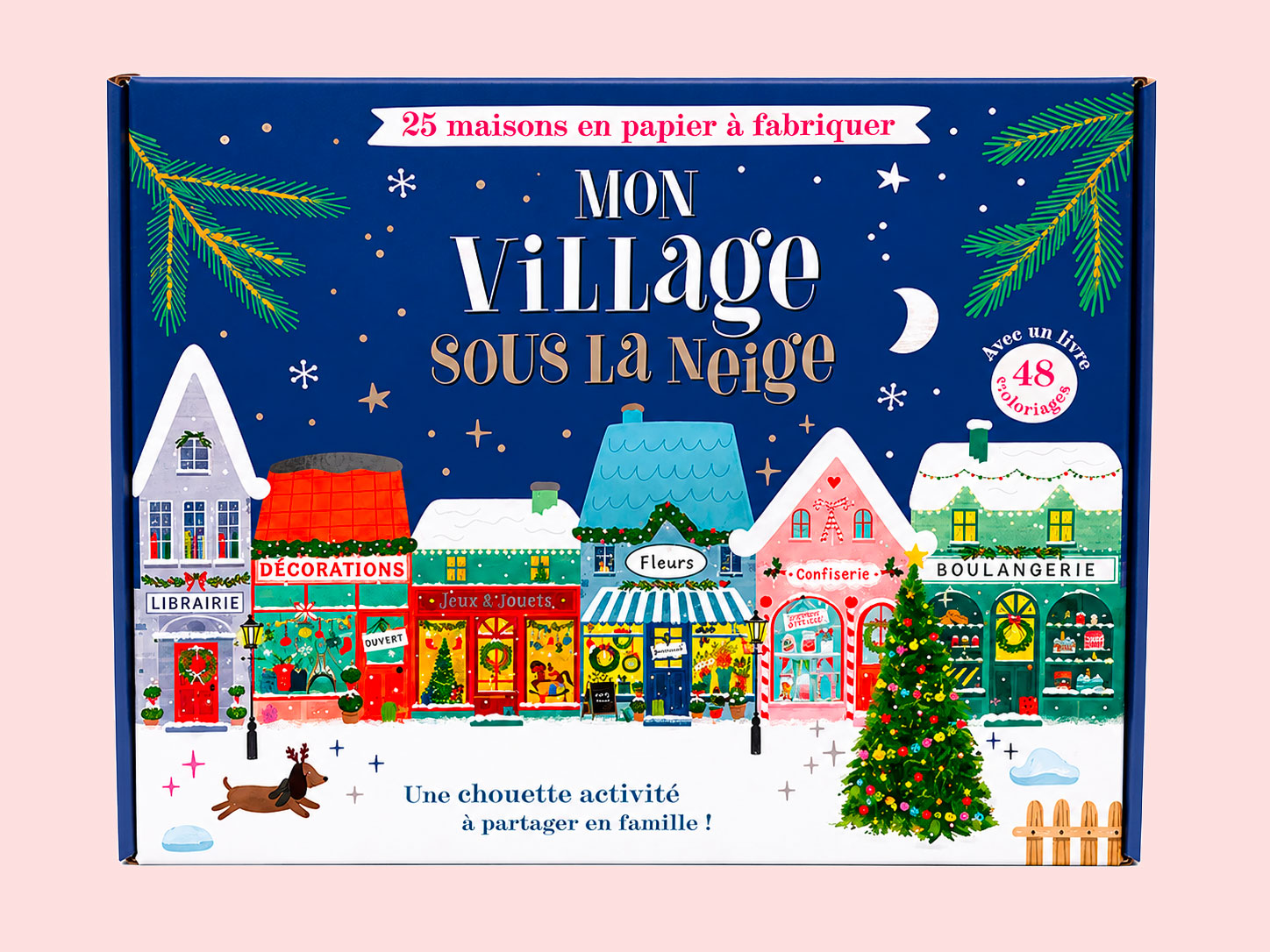 achat Mon village sous la neige - Kit de fabrication de 25 maisons