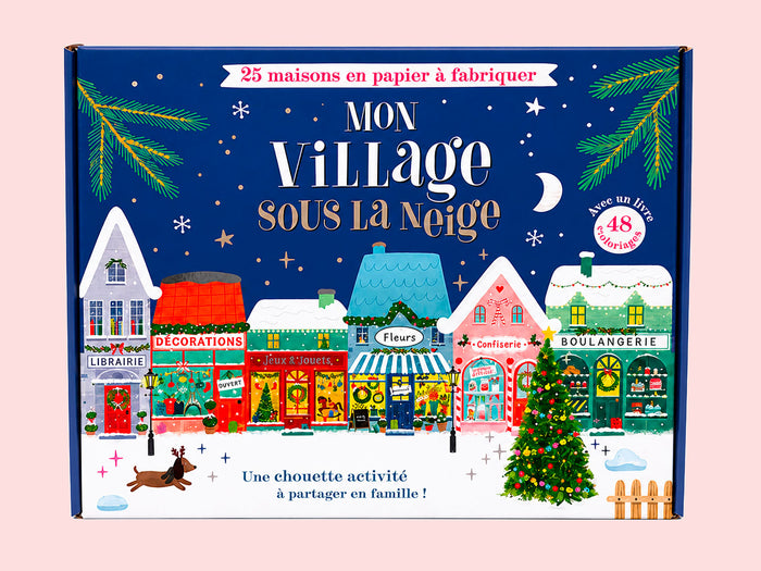 Achat Mon village sous la neige - Kit de fabrication de 25 maisons