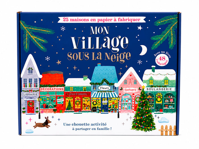 Achat Mon village sous la neige - Kit de fabrication de 25 maisons